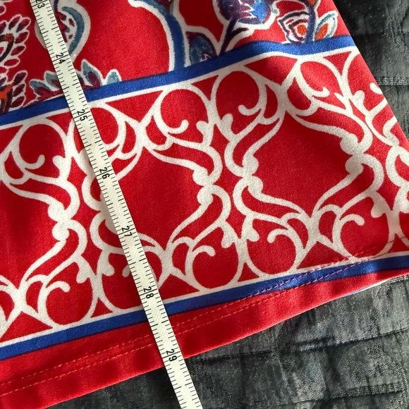 (EUC) Apt. 9 Red, White, Blue Patterned Top, Size XL - Picture 5 of 6